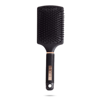 TYME Obsidion Kit w/ All In One Iron Pro Heat Tool and Paddle Hair Brush, Black (Refurbished)