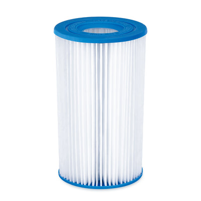 Summer Waves SkimmerPlus Pool Pump Replacement with 4-Pack Spa Filter Cartridge