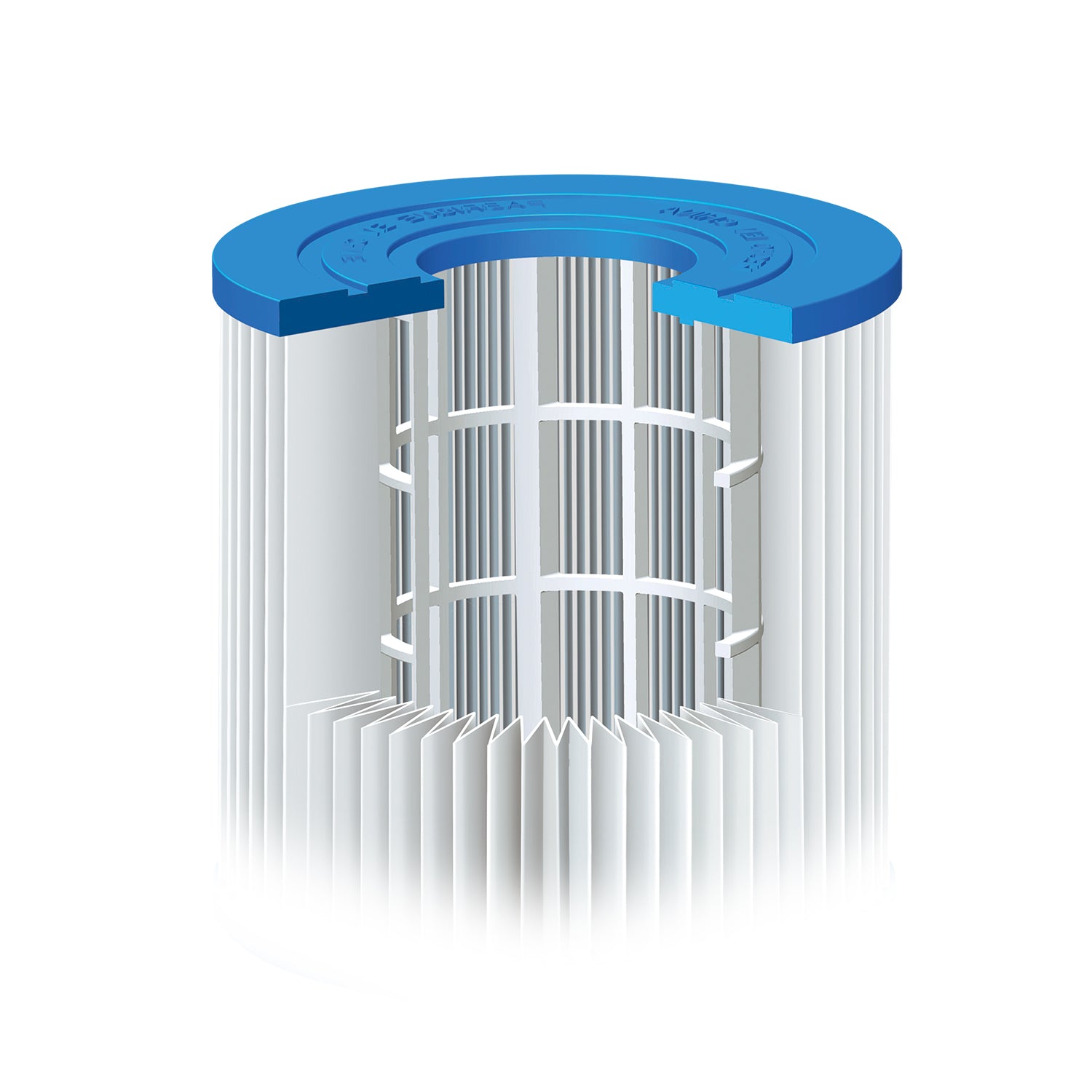 Summer Waves P57100402 Replacement Type I Pool and Spa Filter Cartridge (8 Pack)