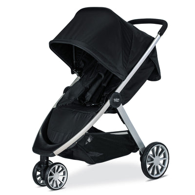 Britax U751905 B-Lively Lightweight Stroller with Car Seat Adapters, Raven