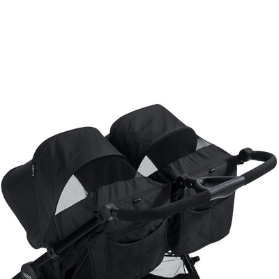 Britax Foldable Adjustable Lively Double Stroller with Mesh Canopies (Open Box)