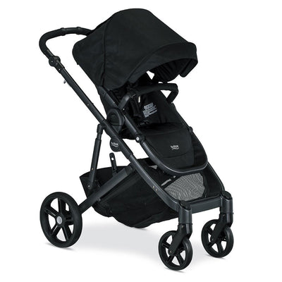 Britax B Ready G3 Folding Reclining Travel Canopy Stroller, Black (Open Box)