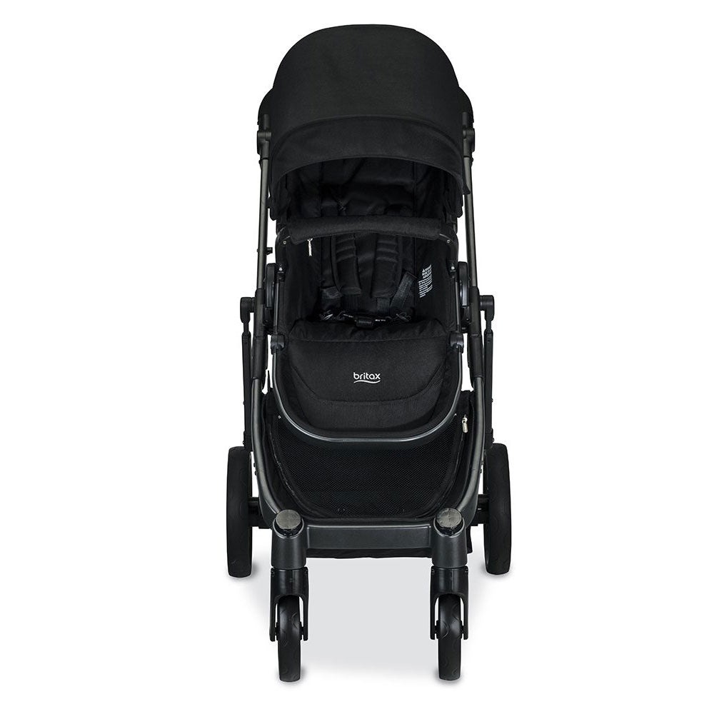 Britax B Ready G3 Folding Reclining Travel Canopy Stroller, Black (Open Box)