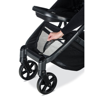 Britax B Ready G3 Folding Reclining Travel Canopy Stroller, Black (Open Box)
