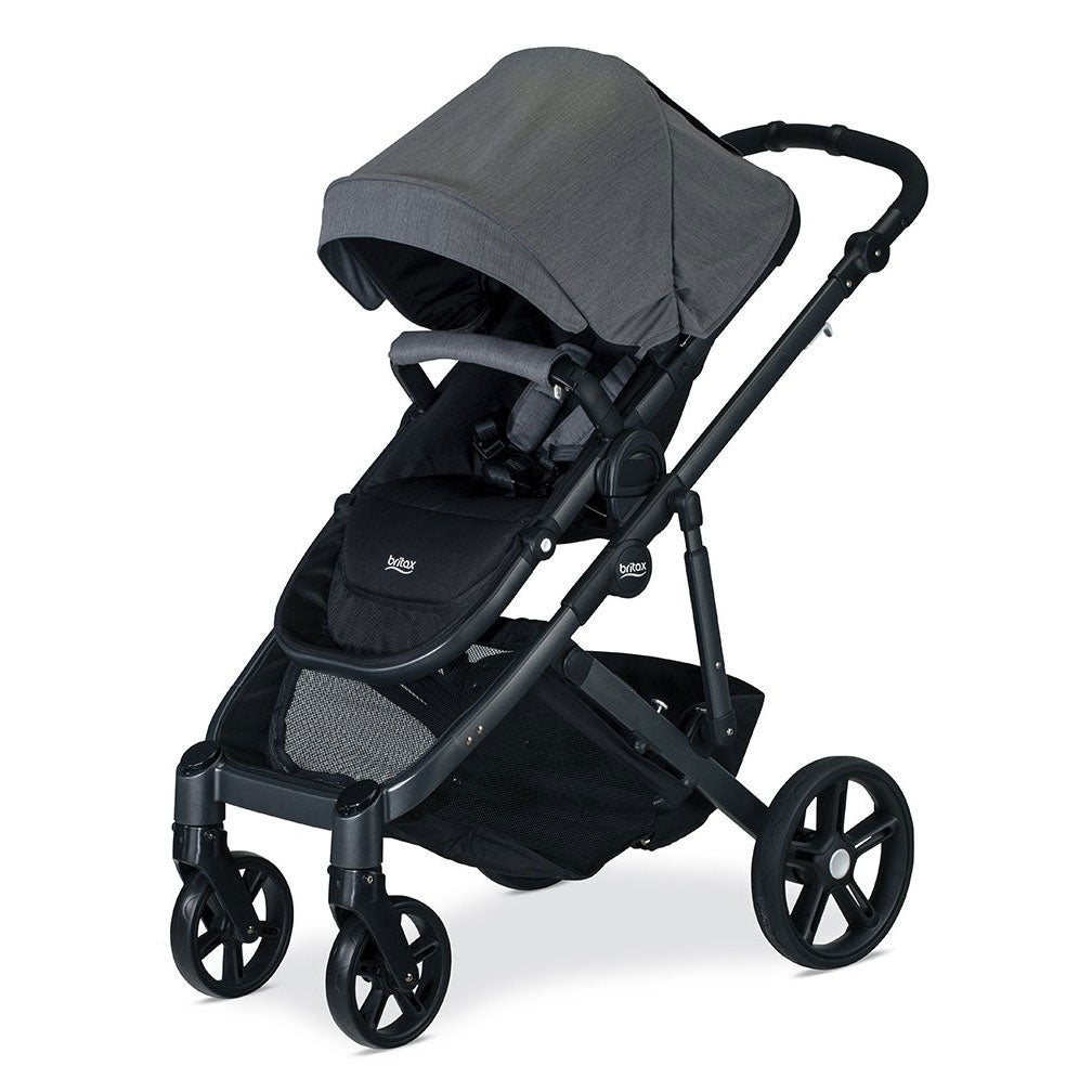 Britax B Ready G3 Folding Baby Stroller, Snack Tray, and Second Seat Conversion