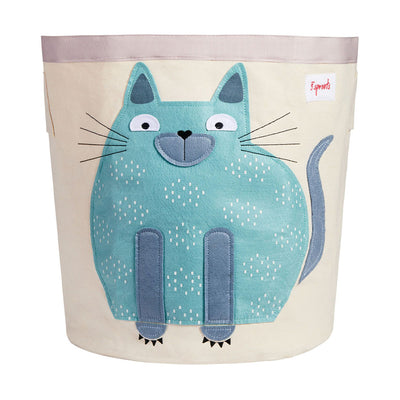 3 Sprouts Kids' Canvas Storage Bin, Zebra & 3 Sprouts Canvas Storage Bin, Cat