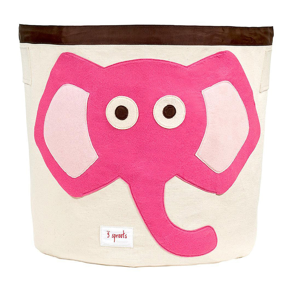 3 Sprouts Canvas Kids Storage Bin, Fox & 3 Sprouts Canvas Storage Bin, Elephant