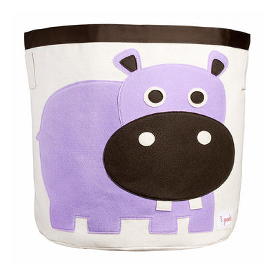 3 Sprouts Canvas Kids Storage Bin, Fox and 3 Sprouts Canvas Storage Bin, Hippo