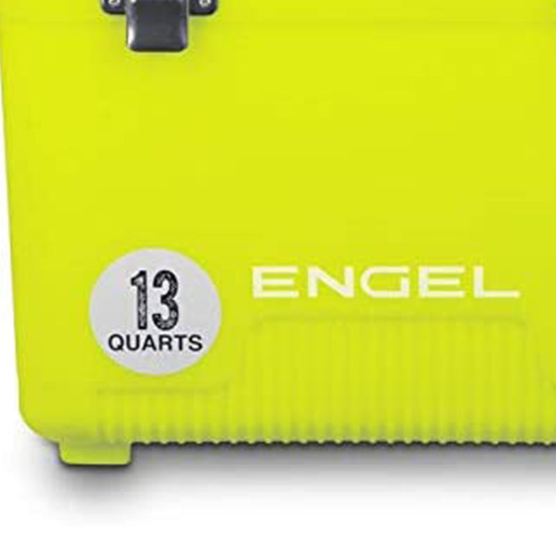 ENGEL 13 Qt Leak Proof Odor Resistant Insulated Cooler Drybox, Yellow High Viz