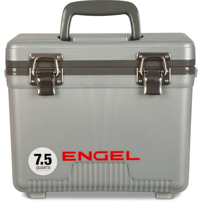 Engel 7.5-Qt EVA Ice and DryBox Cooler w/ Carry Handles Silver (Used)