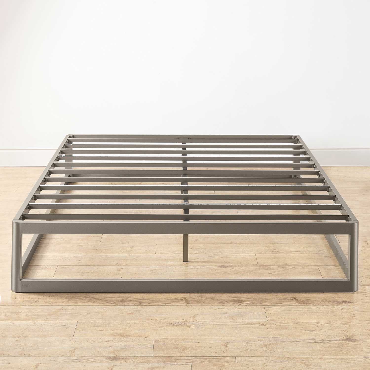 Mellow Ace of Base Metal Platform Low Profile Bed Frame, Round 12 Inch, King - VMInnovations