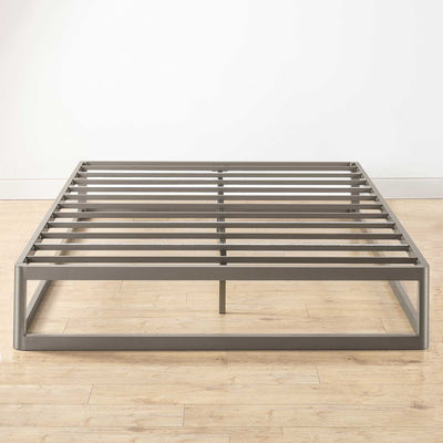 Mellow Ace of Base Metal Platform Low Profile Bed Frame, Round 12 Inch, King - VMInnovations