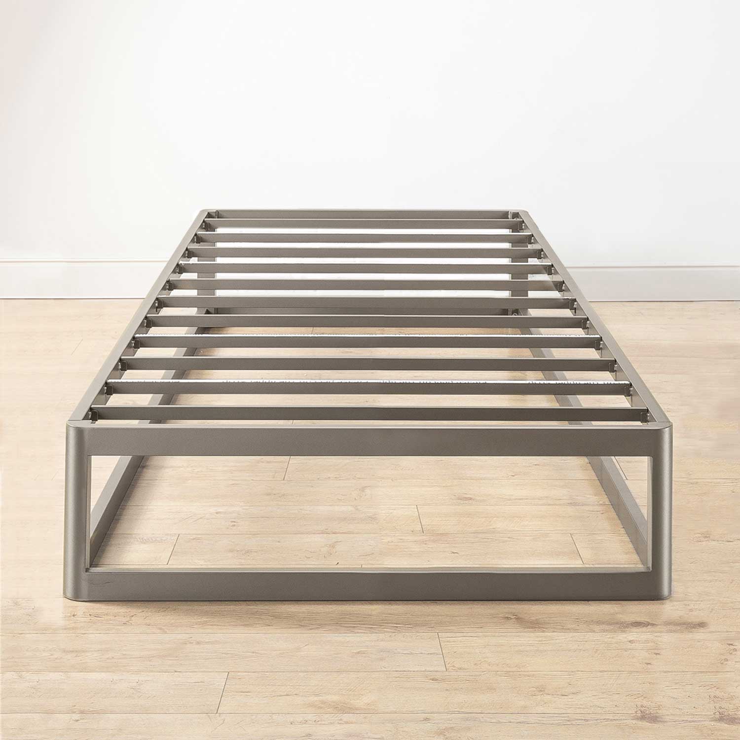 Mellow Ace of Base Metal Platform Low Profile Bed Frame, Round 12 Inch, King - VMInnovations