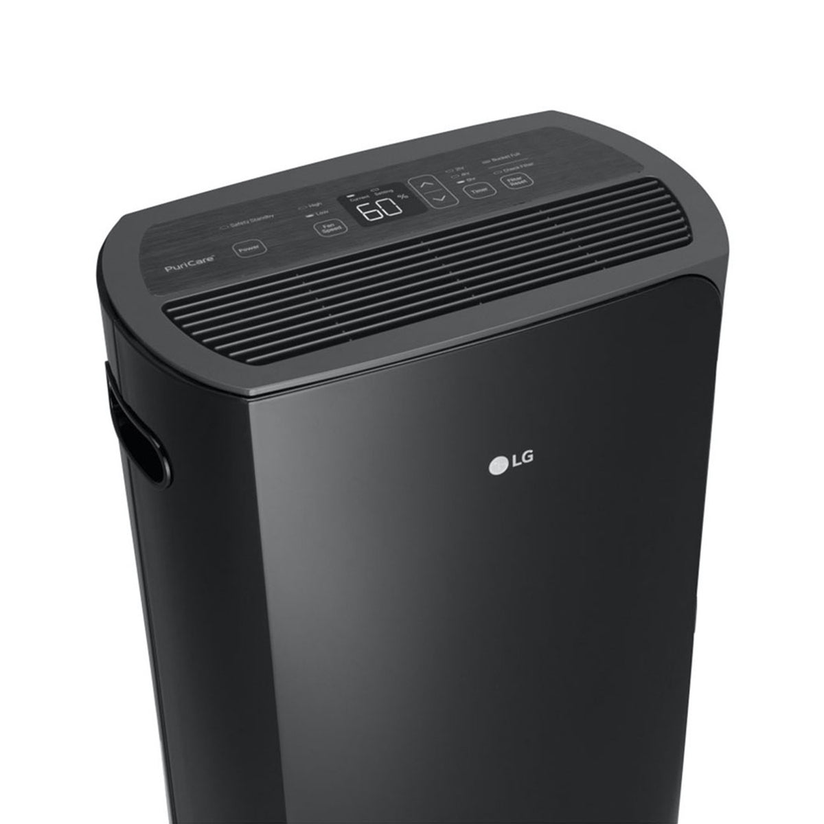 LG PuriCare Powerful 50 Pint Home Dehumidifier, Black (Refurbished) (For Parts)