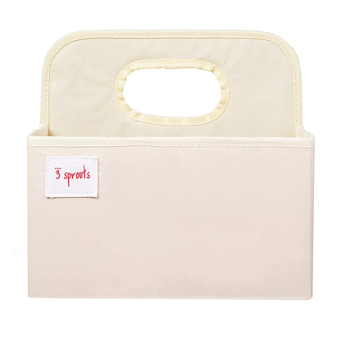 3 Sprouts UDOOWL Polyester Divided Portable Diaper Caddy with Brown Owl Design - VMInnovations