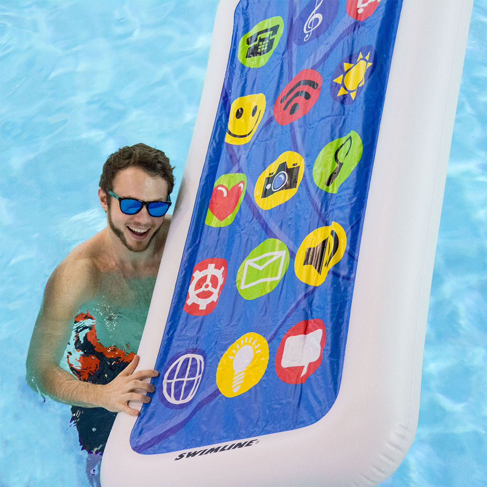Swimline Smart Phone Float Inflatable Adult Swimming Pool Water Floating Raft - VMInnovations