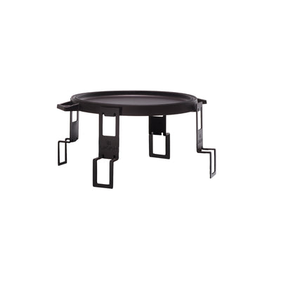 Ukiah Co Cast Iron Mounted Tailgater Cooktop Grill Accessory, Black (Open Box)