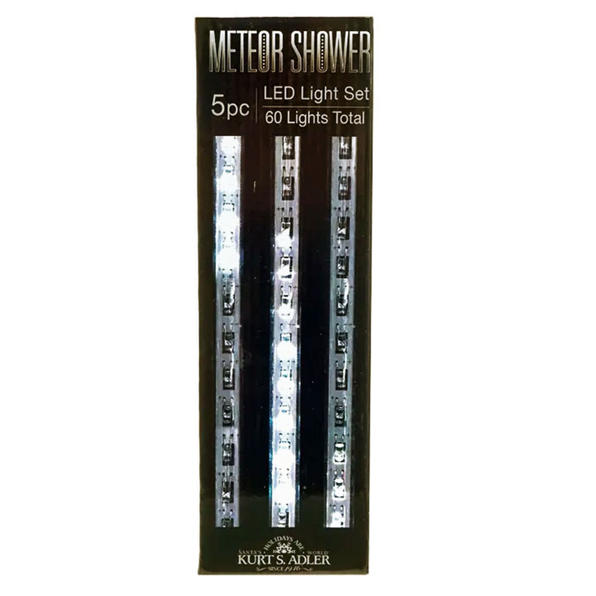 Kurt Adler 60 LED Light Holiday Decor Winter White Meteor Shower (Open Box) - VMInnovations