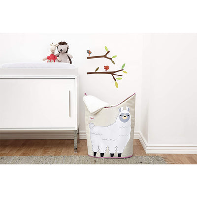3 Sprouts Baby Laundry Hamper Organizer Bin for Nursery, 1 Llama & 1 Octopus