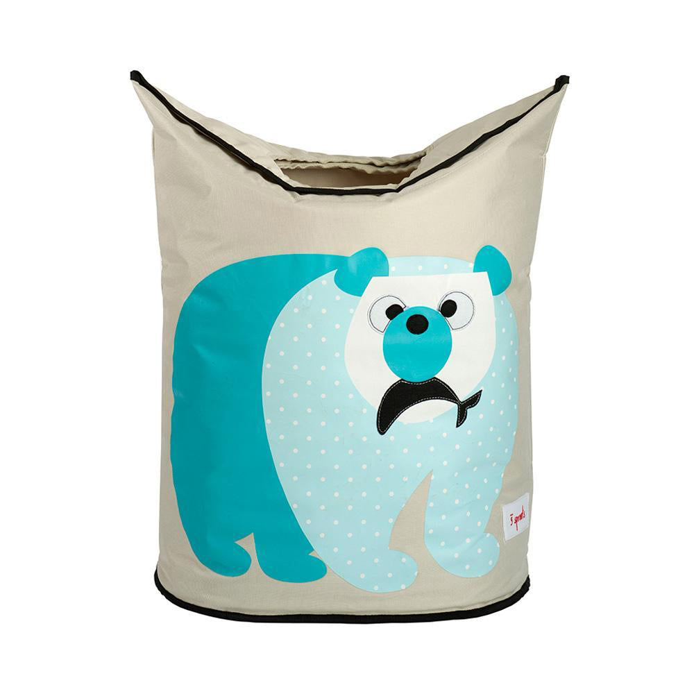 3 Sprouts Penguin Cube Bin, Polar Bear Laundry Basket, & Walrus Rectangle Bin