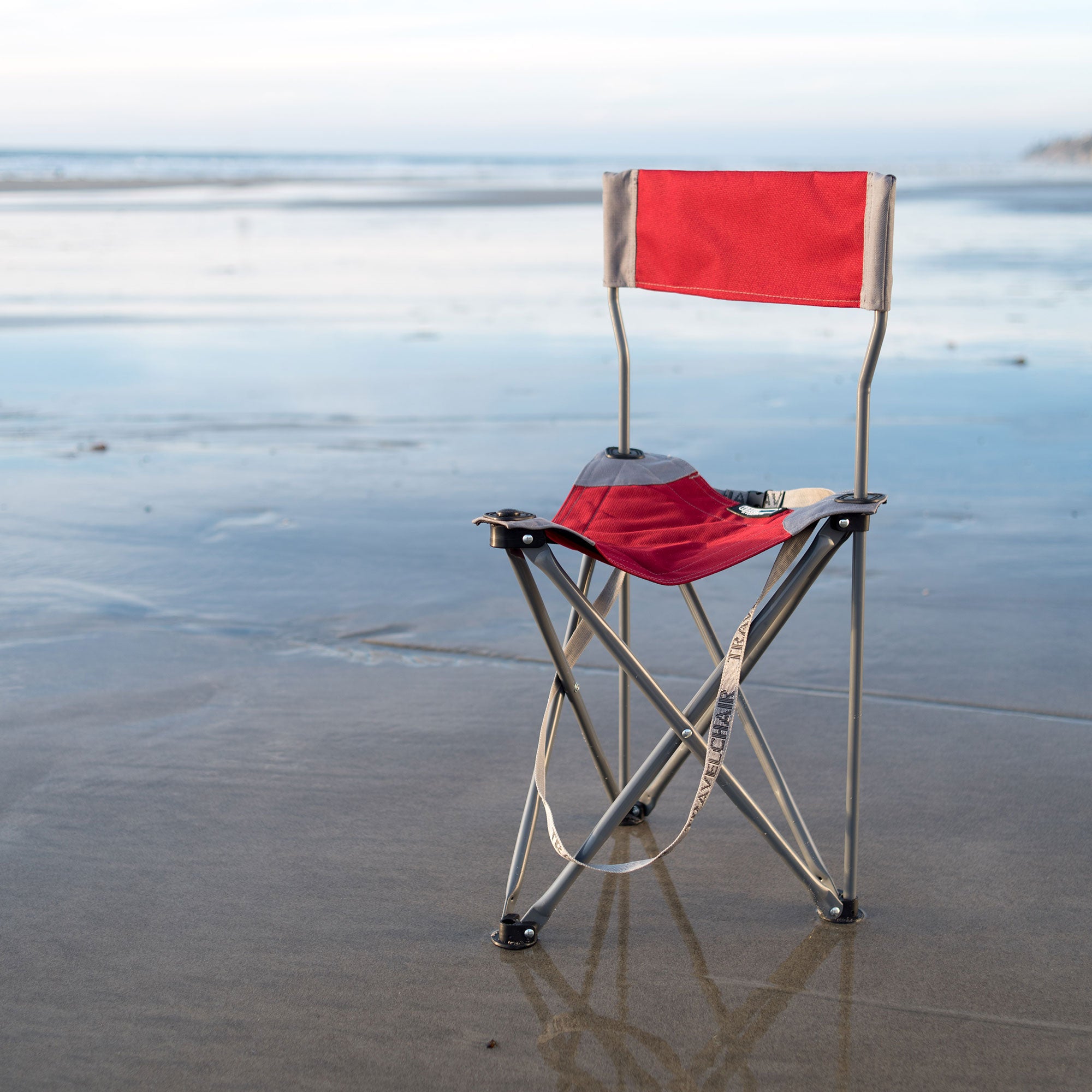 TravelChair Ultimate Slacker 2.0 Outdoor Folding Stool Seat, Black (Open Box) - VMInnovations