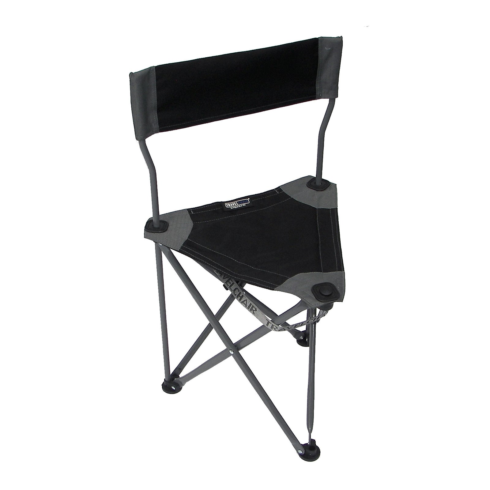 TravelChair Ultimate Slacker 2.0 Outdoor Folding Stool Seat, Black (Open Box) - VMInnovations