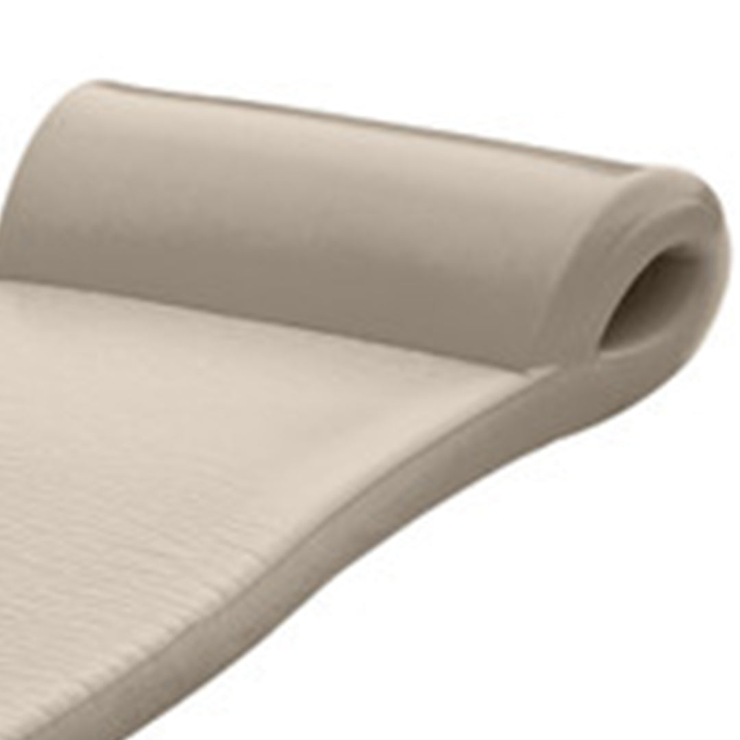 TRC Recreation Ultra Sunsation 2.5" Thick Foam Pool Float Lounge Mat, Bronze