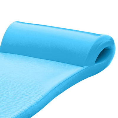 TRC Ultra Sunsation 2.5 Inch Thick Foam Pool Float Mat, Marina Blue (Used)