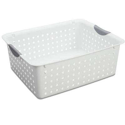 Sterilite Large Ultra Plastic Storage Bin Organizer Basket (Open Box)