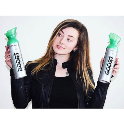 Boost Oxygen 10 & 2 Liter Portable Canned Oxygen Canister Tester Kit (5 Pack) - VMInnovations