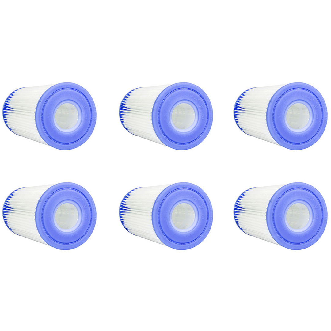 Intex 16.5ft x 9ft x 48in Rectangular Pool Set w/ Filter Cartridges (6 Pack)