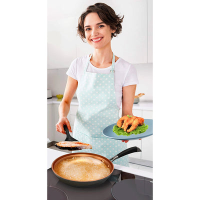 NutriChef 14 Piece Nonstick Ceramic Kitchen Cookware Pots & Pan (Open Box) - VMInnovations