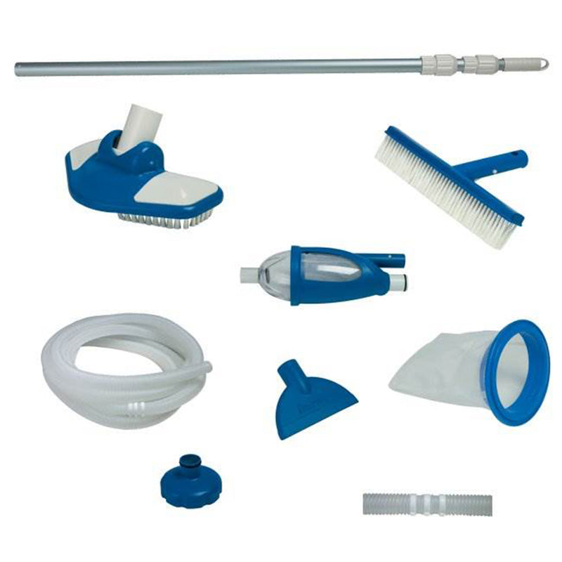 Intex Deluxe Cleaning Maintenance Swimming Pool Kit with Vacuum & Pole | 28003E