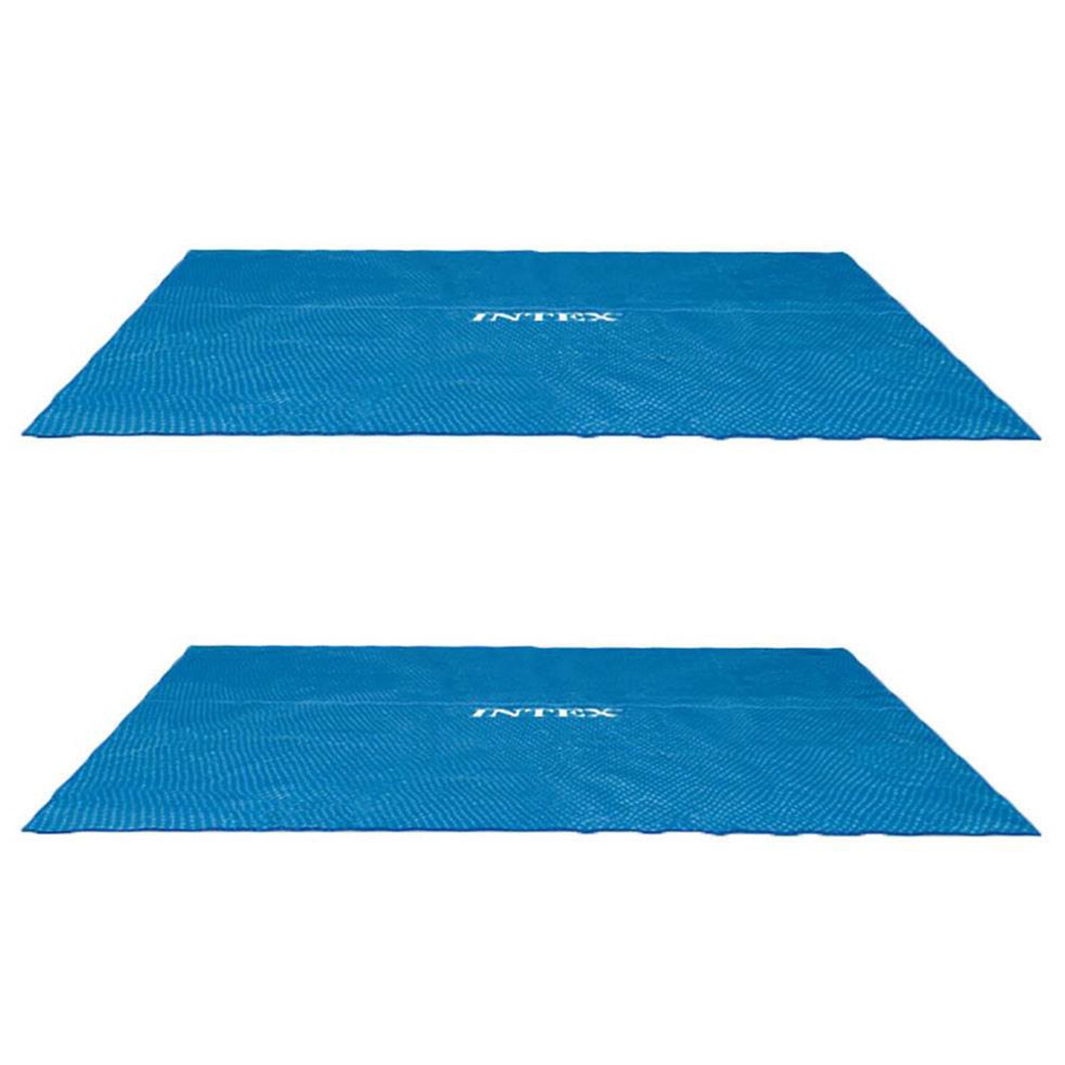 Intex 9 x 18 Foot Rectangular Solar Frame Set Swimming Pool Cover (2 Pack) - VMInnovations