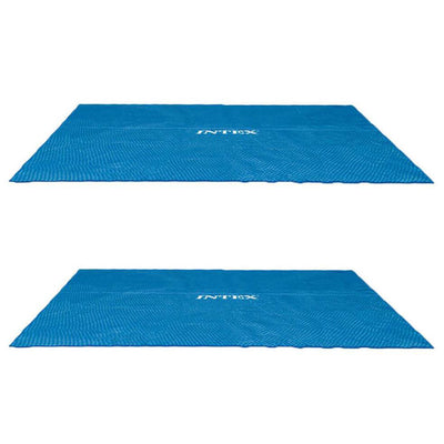 Intex 9 x 18 Foot Rectangular Solar Frame Set Swimming Pool Cover (2 Pack) - VMInnovations