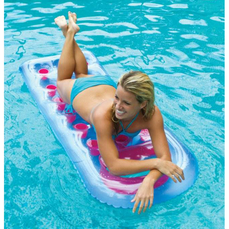 Intex 59895EP 18-Pocket Suntanner Lounge Floating Lounger (Set of 2)