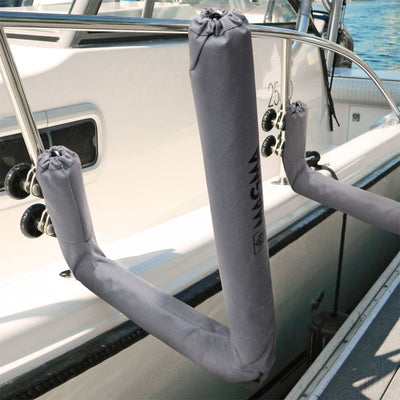 Rail Mounted Kayak, SUP, or Water Toy Storage Rack w/ 2 Tie Downs (For Parts)