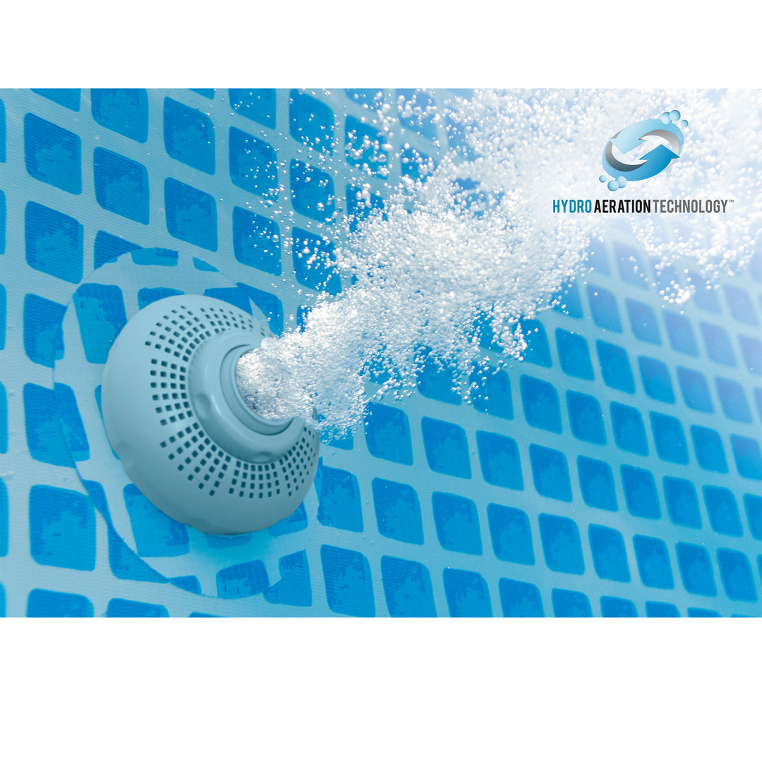 Intex 18Ft x 52In Ultra XTR Frame Round Above Ground Swimming Pool Set with Pump - VMInnovations