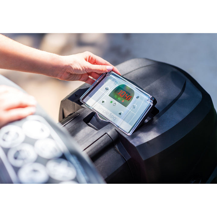 Intex Simple Spa 77in x 26in Inflatable Hot Tub with Pump & Cover (For Parts) - VMInnovations