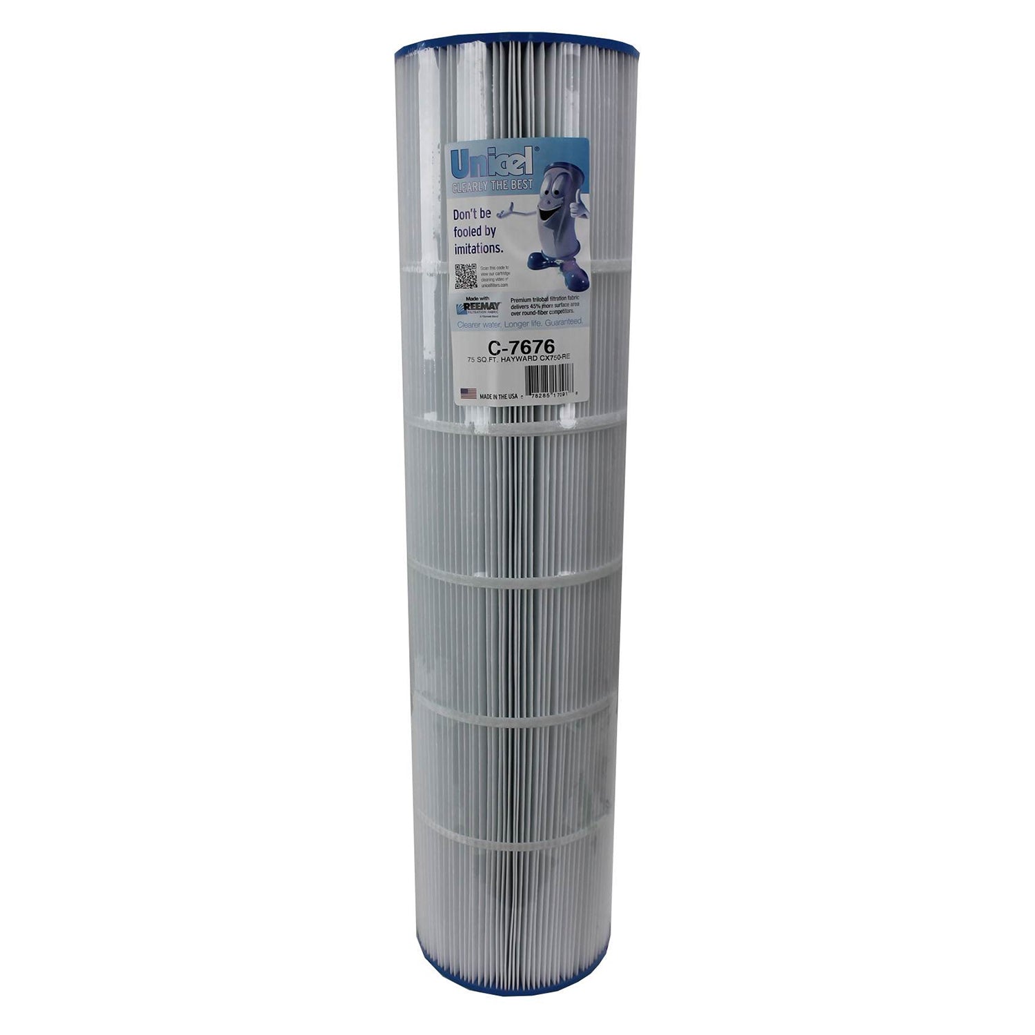 Unicel C-7676 Replacement 75 Sq Ft Pool Hot Tub Spa Filter Cartridge, 108 Pleats - VMInnovations