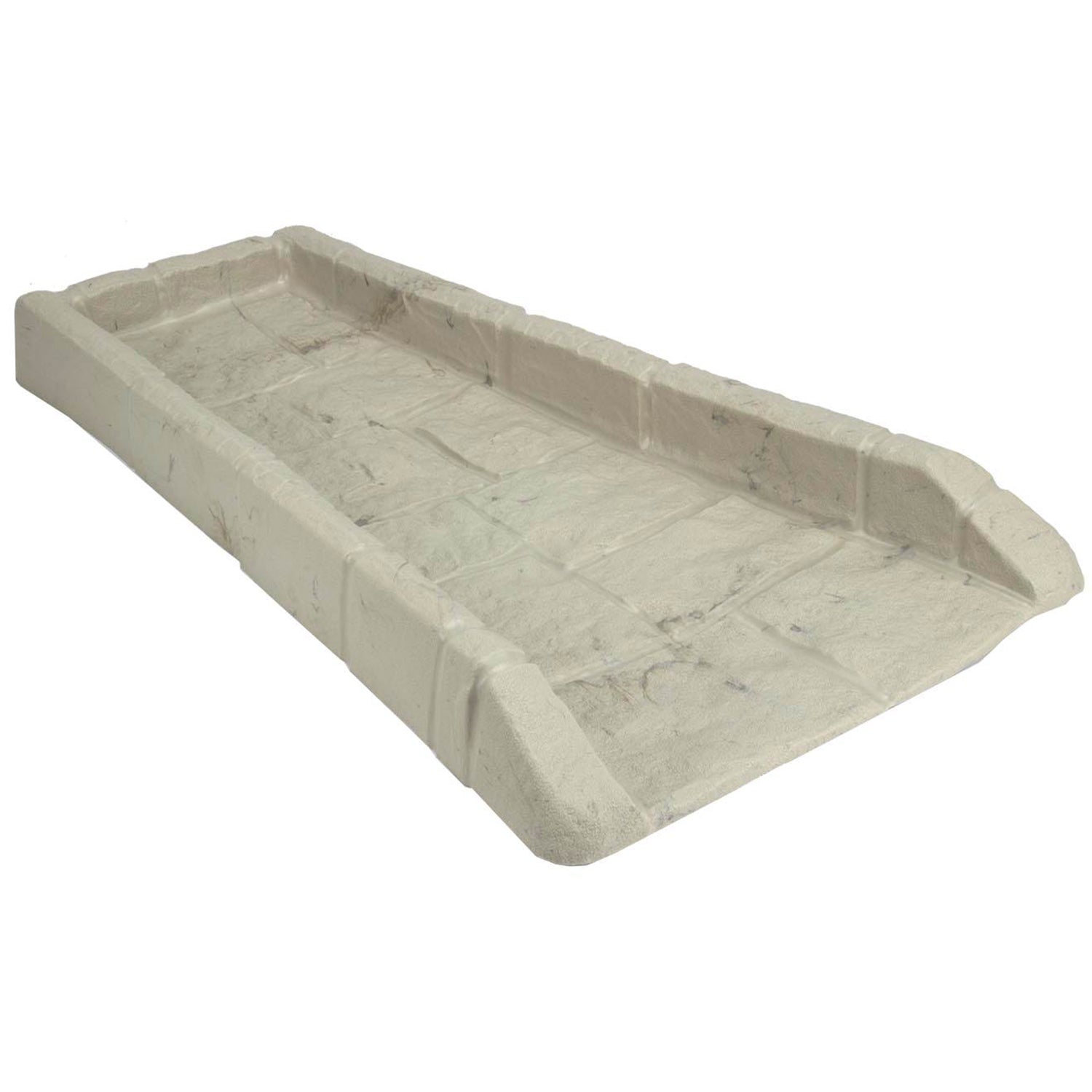 Suncast Decorative Rain Gutter Downspout Garden Splash Block, Light Taupe (Used)