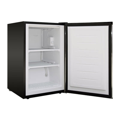 Magic Chef 3 Cubic Foot Deep Small Mini Upright Freezer, Stainless Steel (Used) - VMInnovations