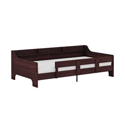 Rack Furniture Hamilton Twin Sized Loft Bed Frame with Storage Unit, Espresso