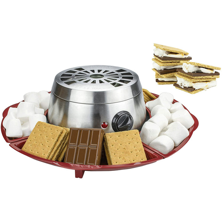 Brentwood Appliances Electric S’mores Maker with 4 Roasting Forks (Open Box)