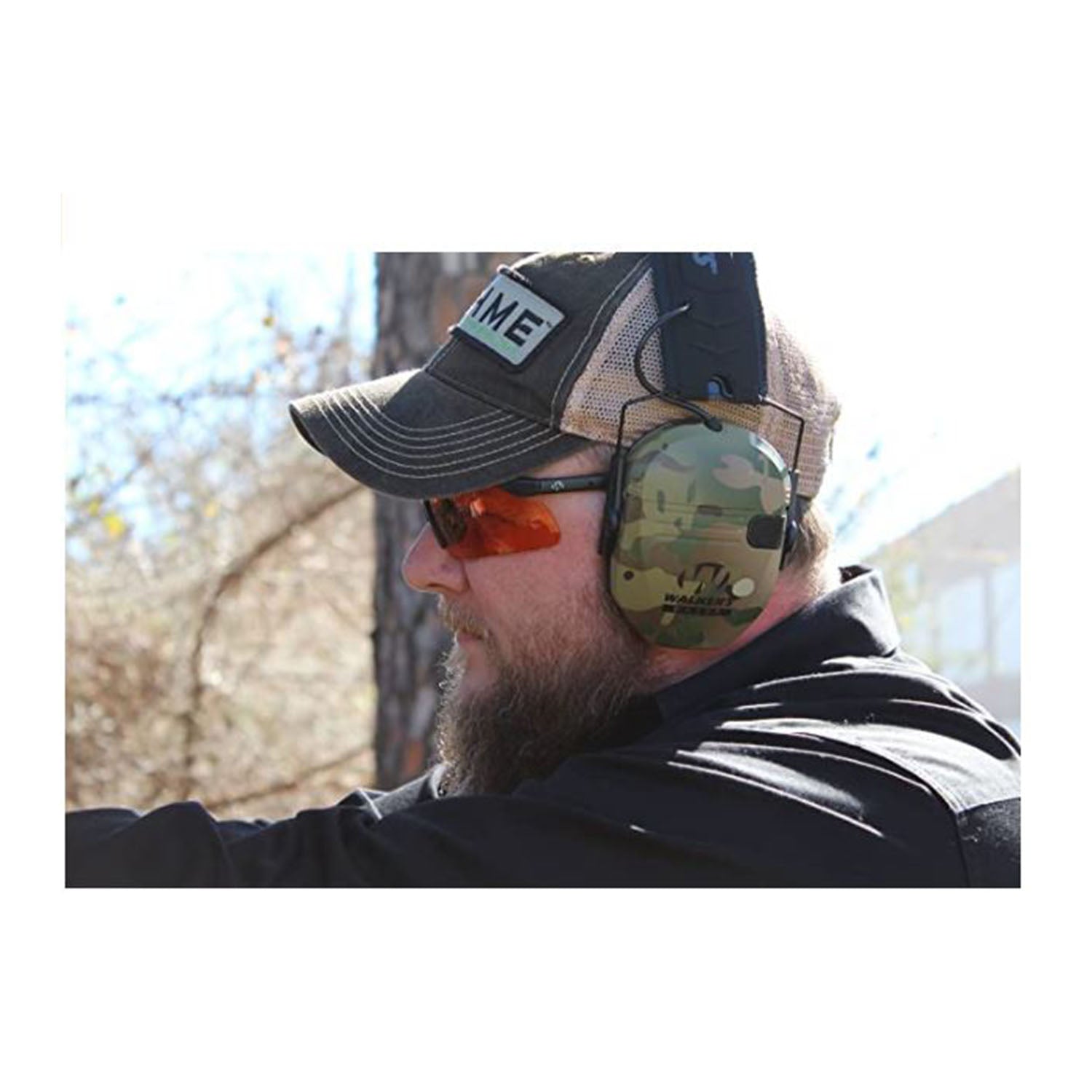 Walker's Razor Slim Shooter Camo Electronic Hearing Protection Earmuff w/ Case - VMInnovations