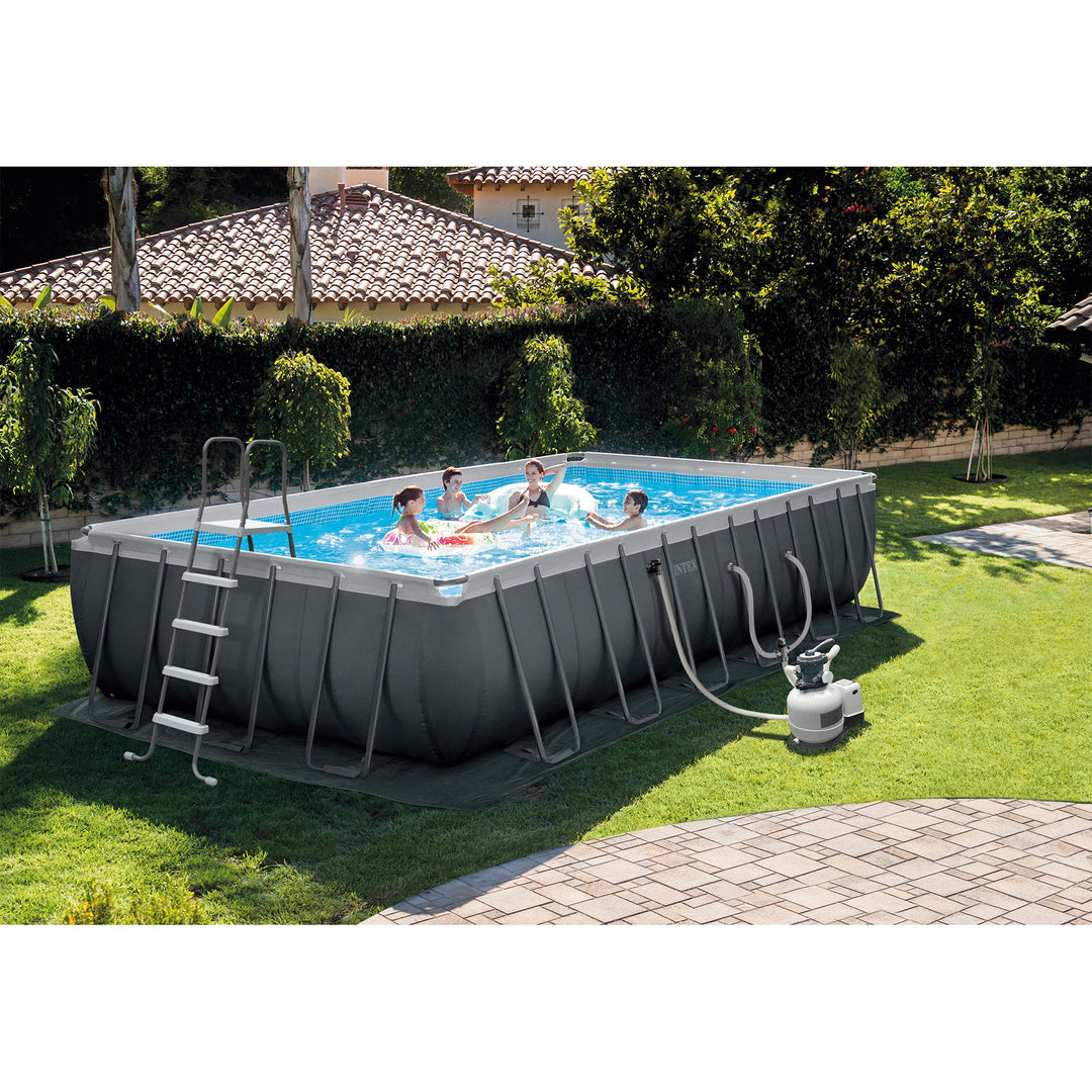 Intex 26363EH 24' x 12' x 52" Rectangular Ultra XTR Frame Swimming Pool w/ Pump