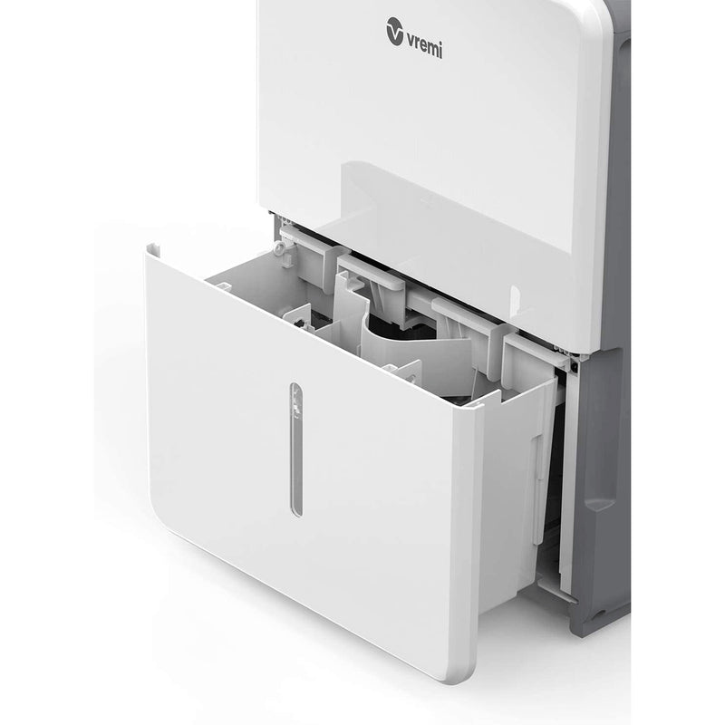 Vremi 35 Pint 3,000 Square Foot Portable Dehumidifier for Medium Spaces, White