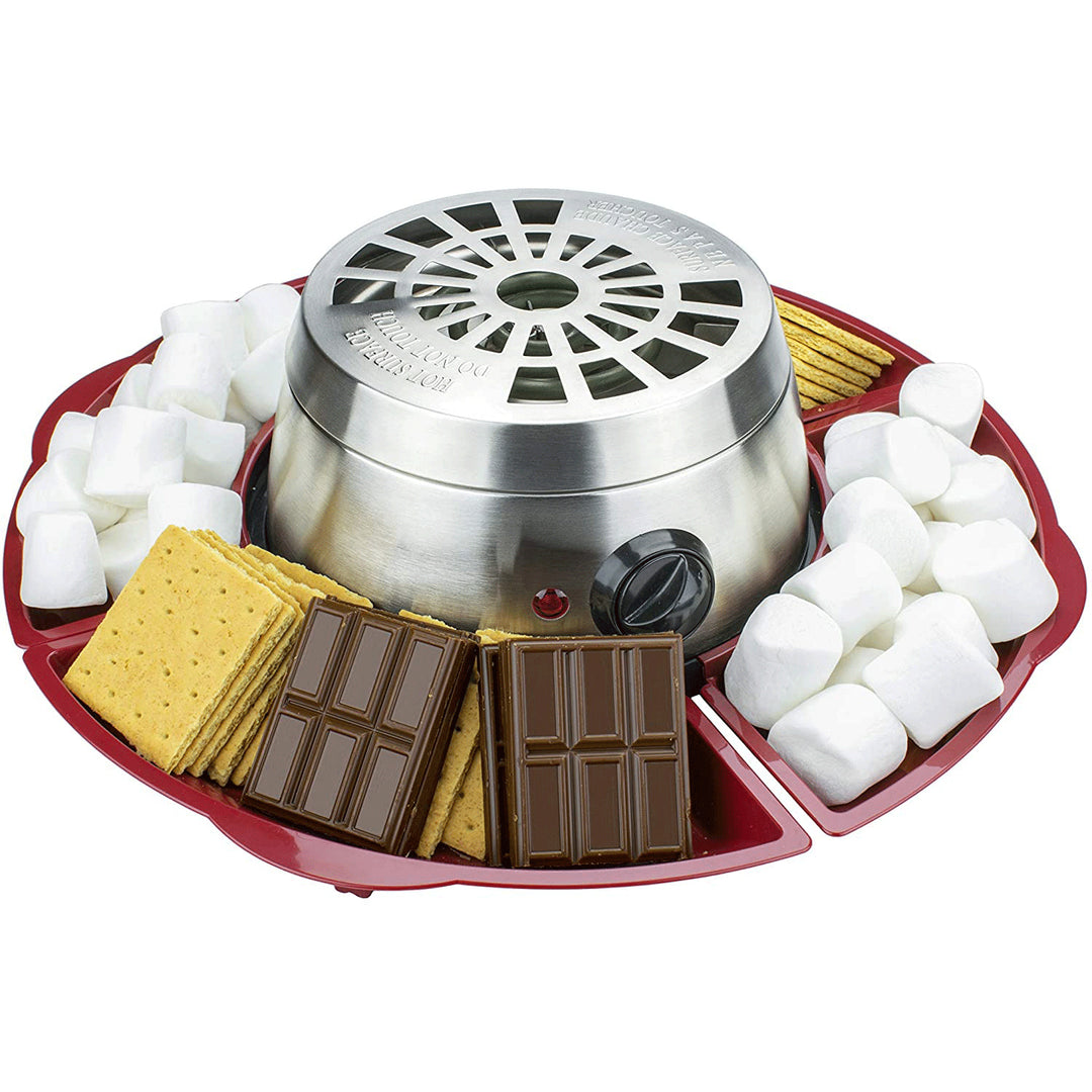 Brentwood Appliances Electric S’mores Maker with 4 Roasting Forks (Open Box)