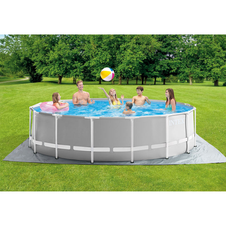 Intex 15ft x 15ft x 48in Above Ground Pool Set & Filter Pump Cartridge(6 Pack)