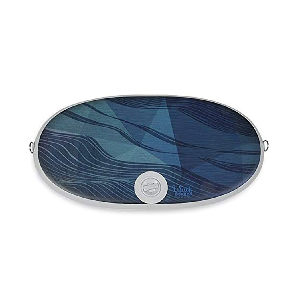 JumpSport Wurf Board Standing Desk Anti-Fatigue Mat, Maui Ocean Blue (Open Box)